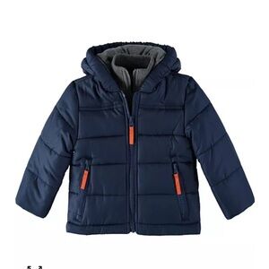 ROTHSCHILD & CO NWT Baby Boys Puffer Jacket With Fleece Bib 18 month
